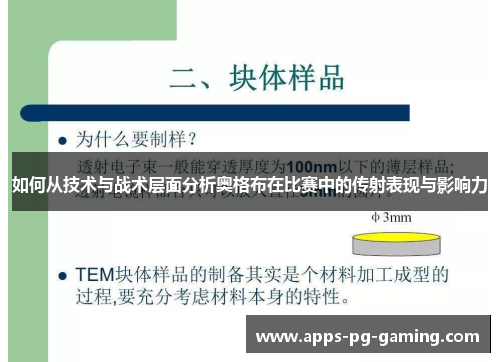 如何从技术与战术层面分析奥格布在比赛中的传射表现与影响力
